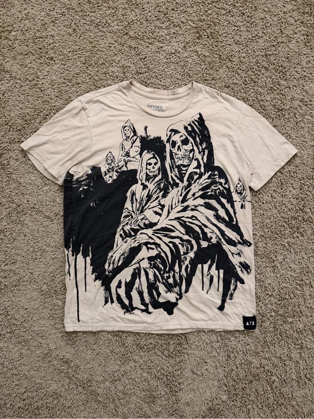 Avenged Sevenfold 2023 North American Tour Shirt Size Large Double Sided